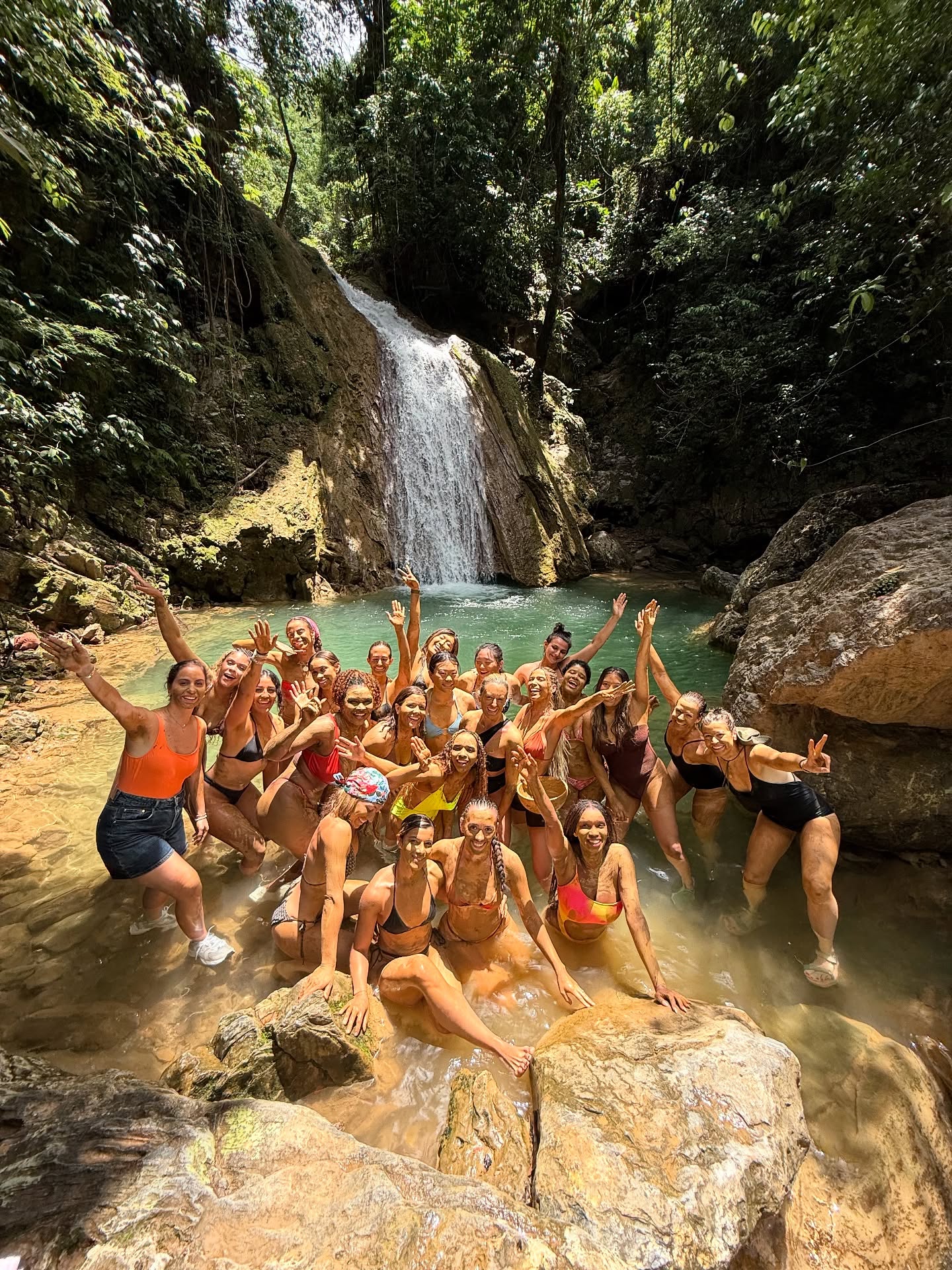 The waterfall